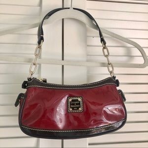 Dooney & Bourke Red Patent Leather Shoulder Bag